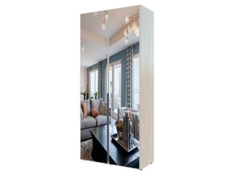 Шкаф Гранд ГШБ/1-21-10-22 (двери тип 2) с зеркалами