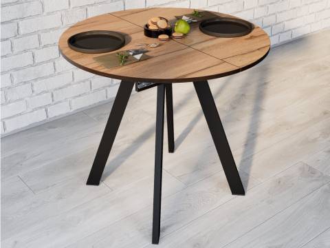 Стол обеденный Элип-2 Пластик дуб кера