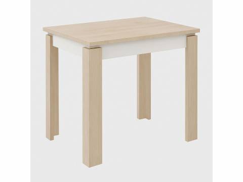 Стол кухонный 955 мм дуб сонома/белый