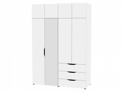 Шкаф с зеркалом Astrid H280М с Антресолью HA4