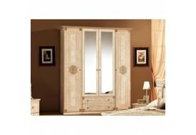 Шкаф 4-х дверный Рома Беж