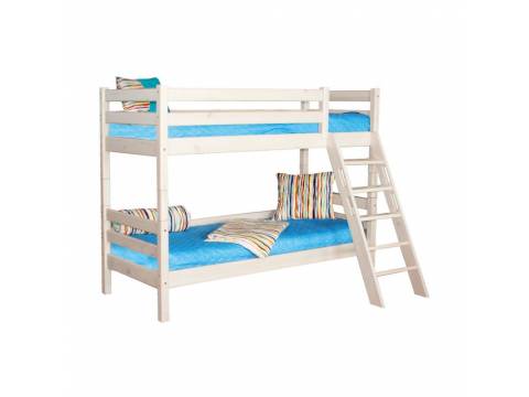 Двухъярусная кровать Соня с наклонной лестницей