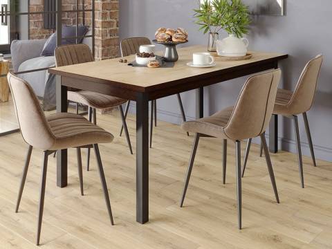 Стол обеденный Квант 1100 дуб бунратти/венге