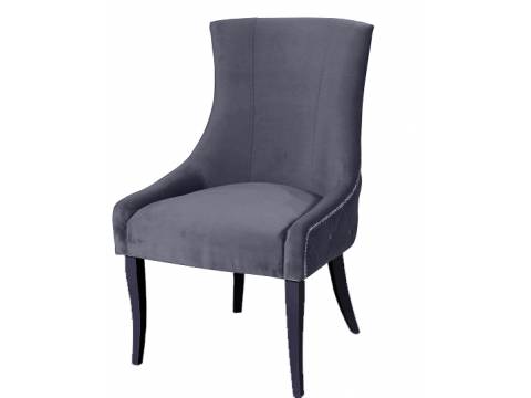 Стул Марцио серый опоры венге